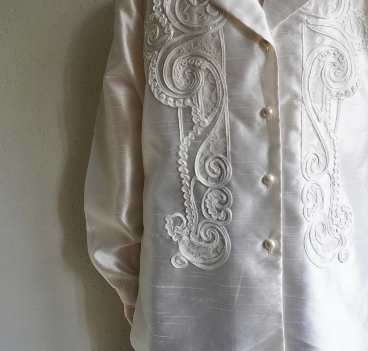 90s Cord Lace Shirt, Jacket