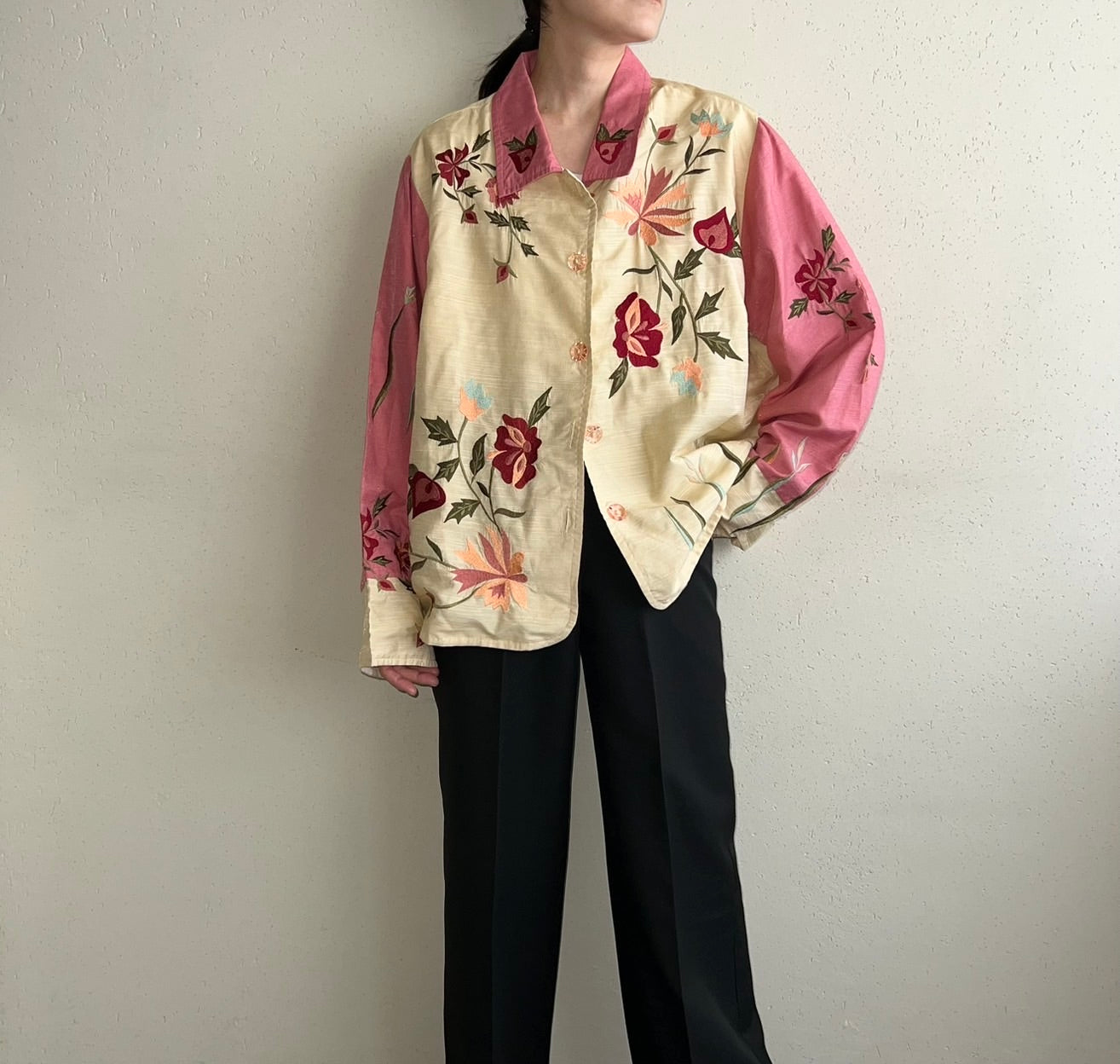 90s Embroidery Jacket