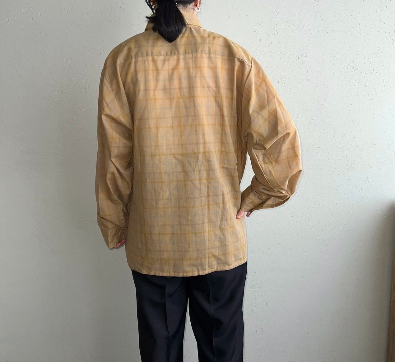 60s"B.V.D." Plaid Shirt