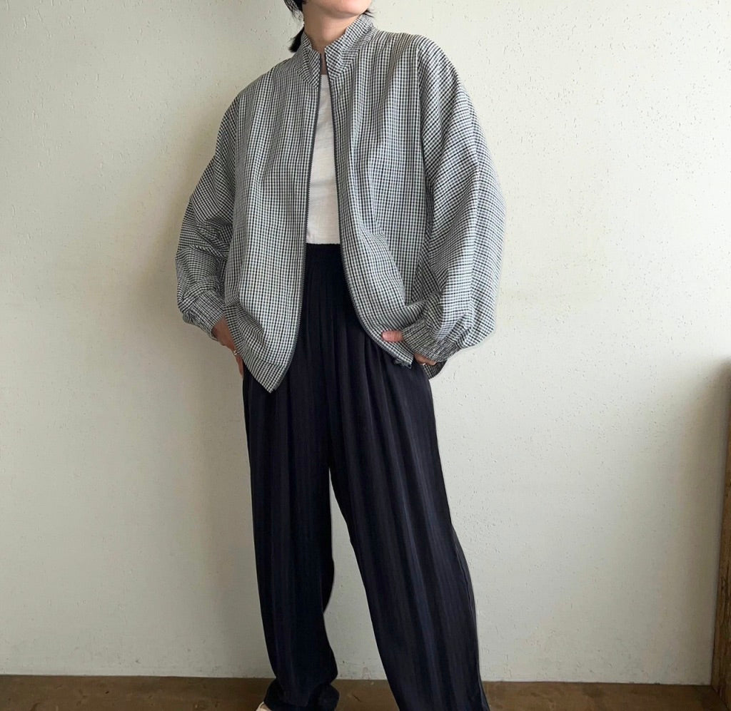 90s Plaid Light Jacket Made in West Germany