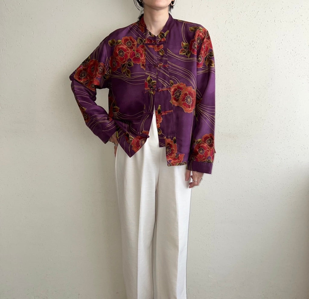 Asian Design Silk Blouse