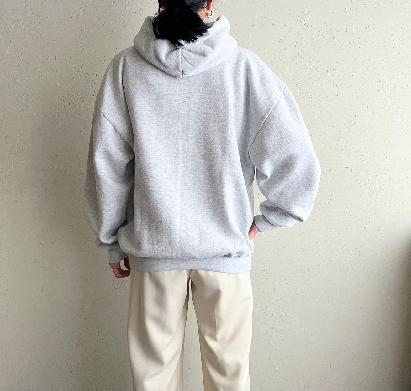 90s Hooded Sweater Made in USA