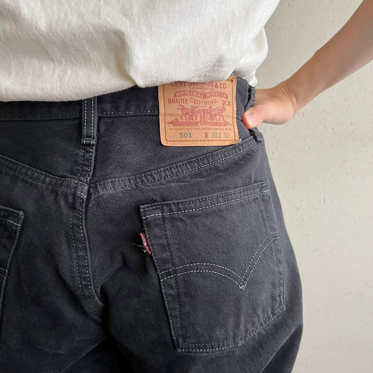 90s Levis 501 Made in USA Overdye