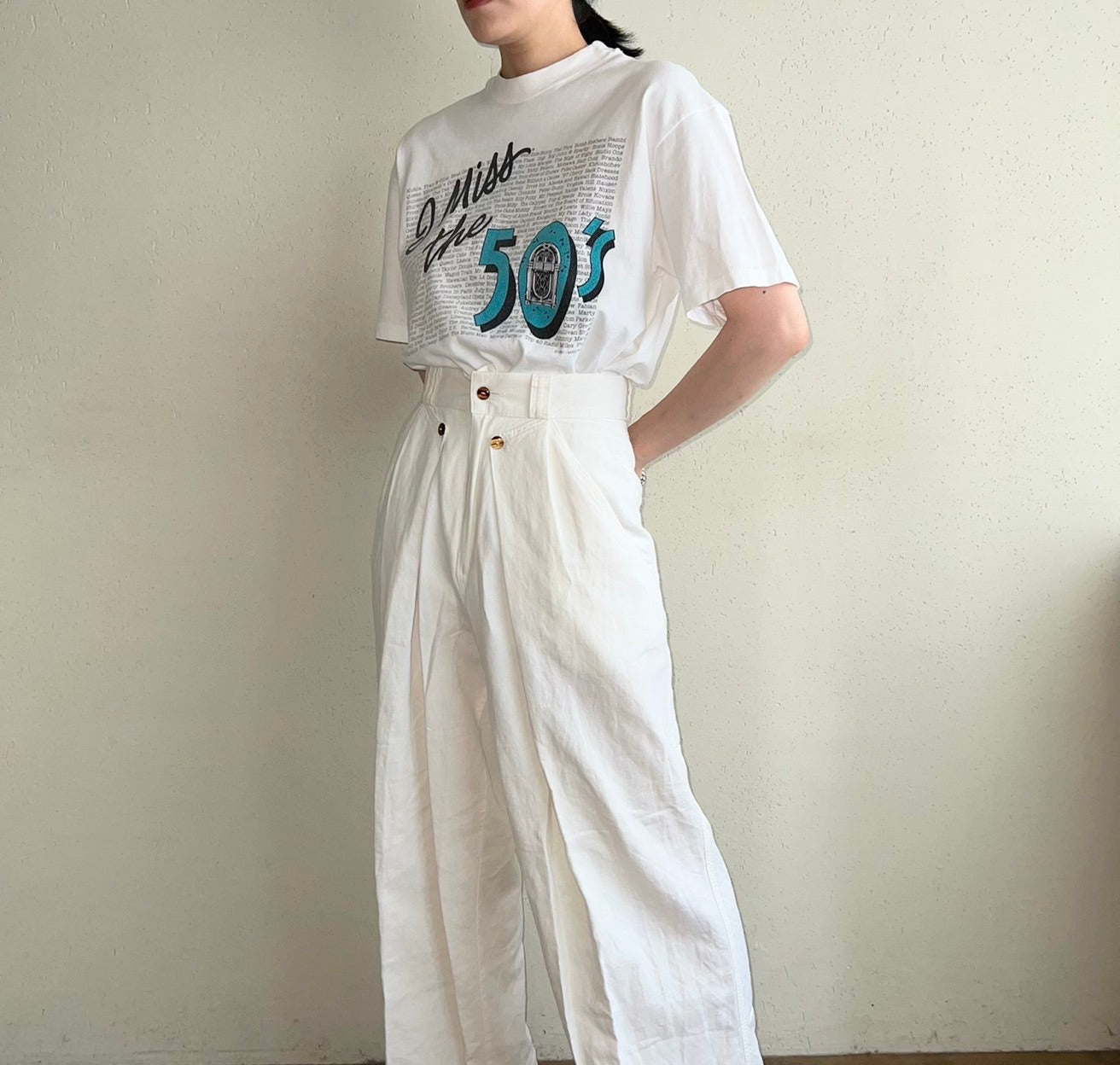 80s Printed T-shirt Made in USA