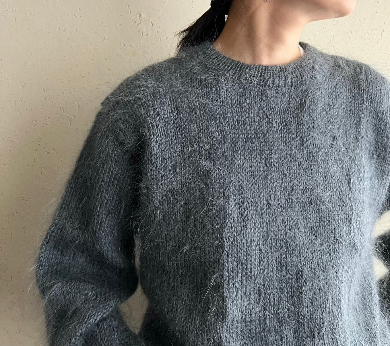 80s Blue Knit