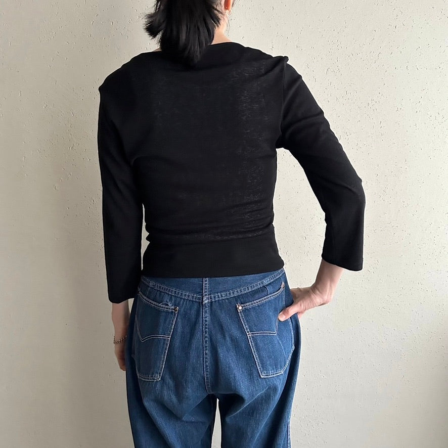 90s Black Top Made in USA