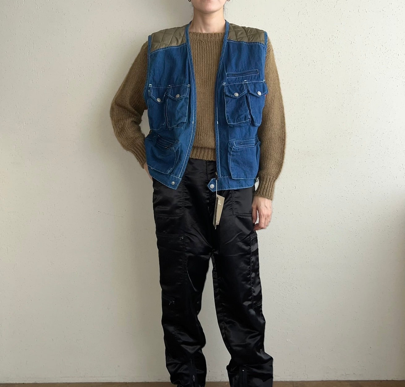 90s Denim Vest Dead Stock