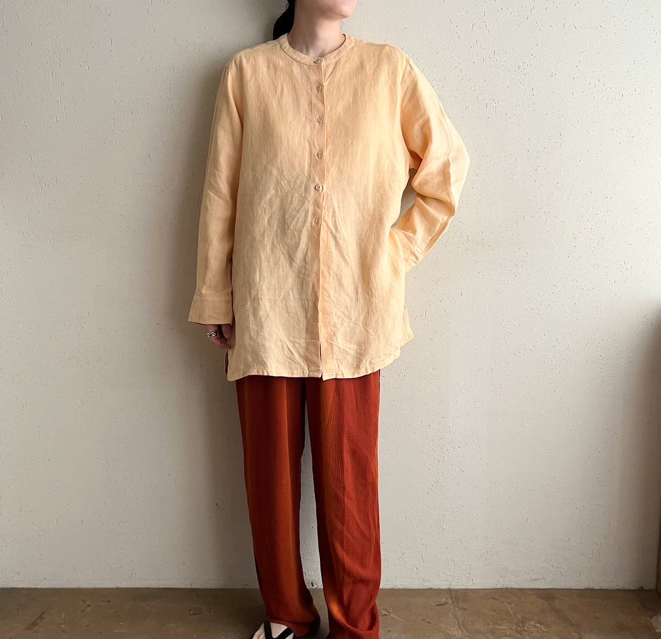 90s Linen Blouse