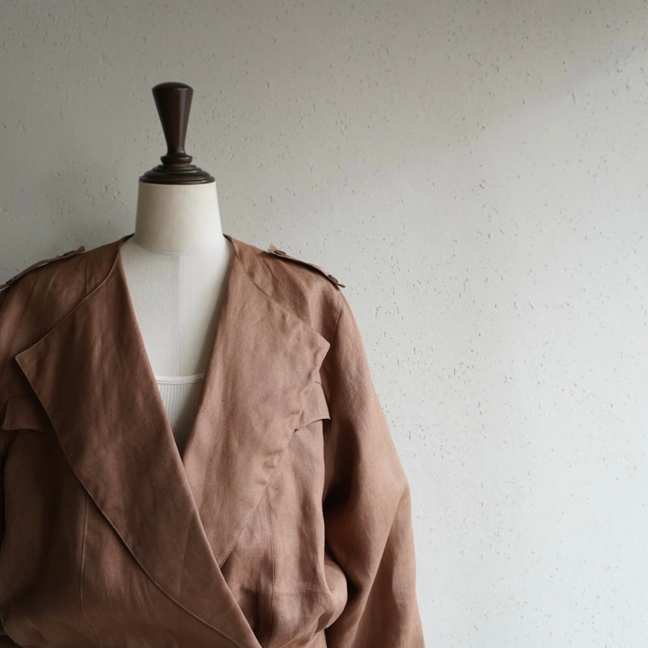 80s Linen Jacket Made in Italy