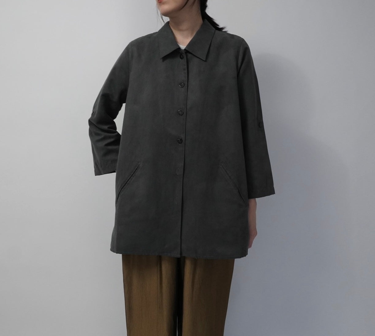 90s Faux Suede Shirt