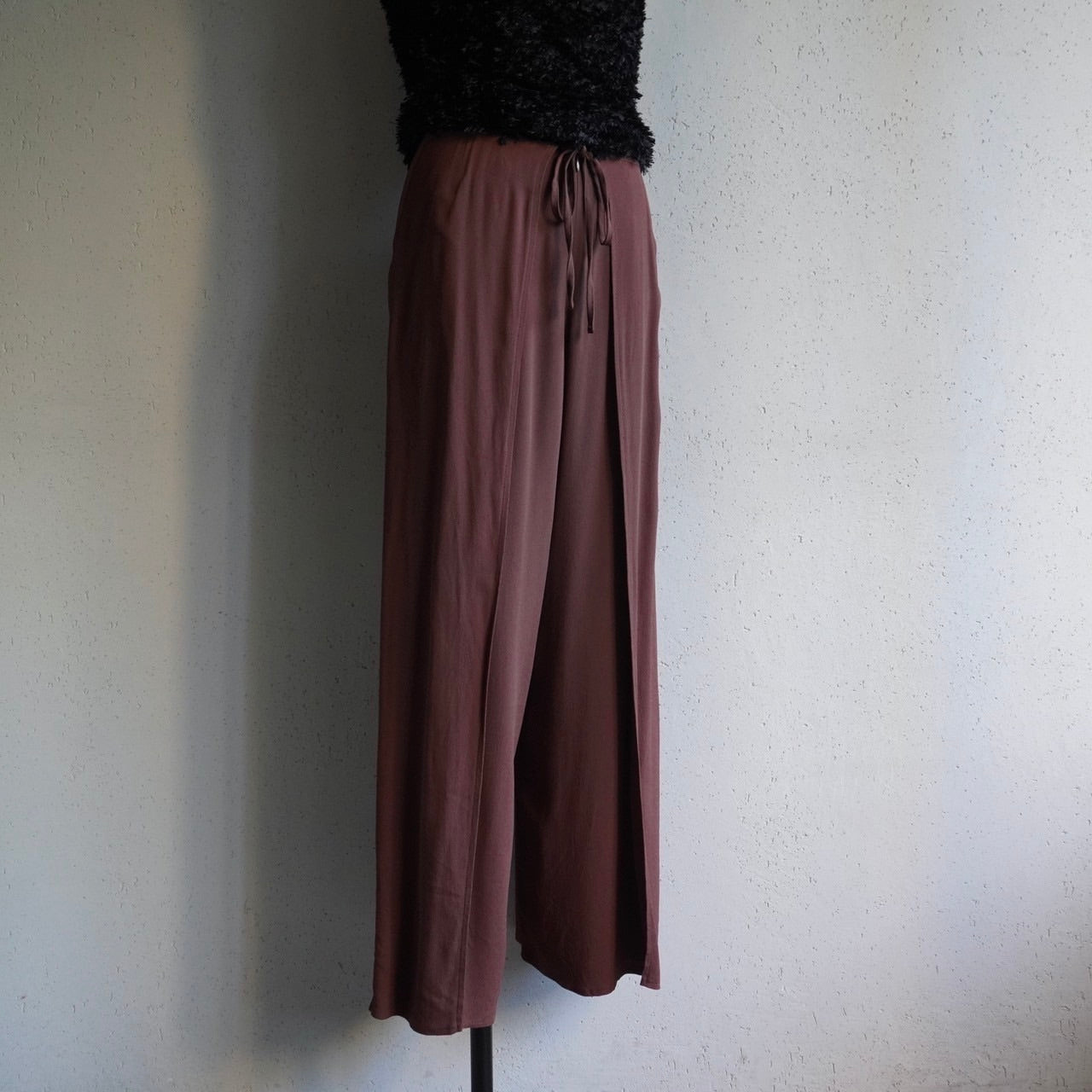90s Brown Wide Pants