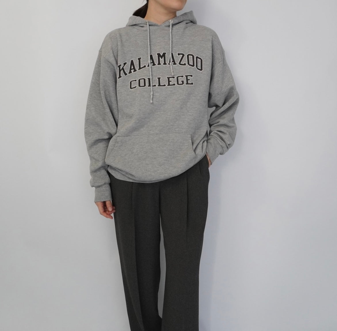 90s Hooded Sweater Made in USA