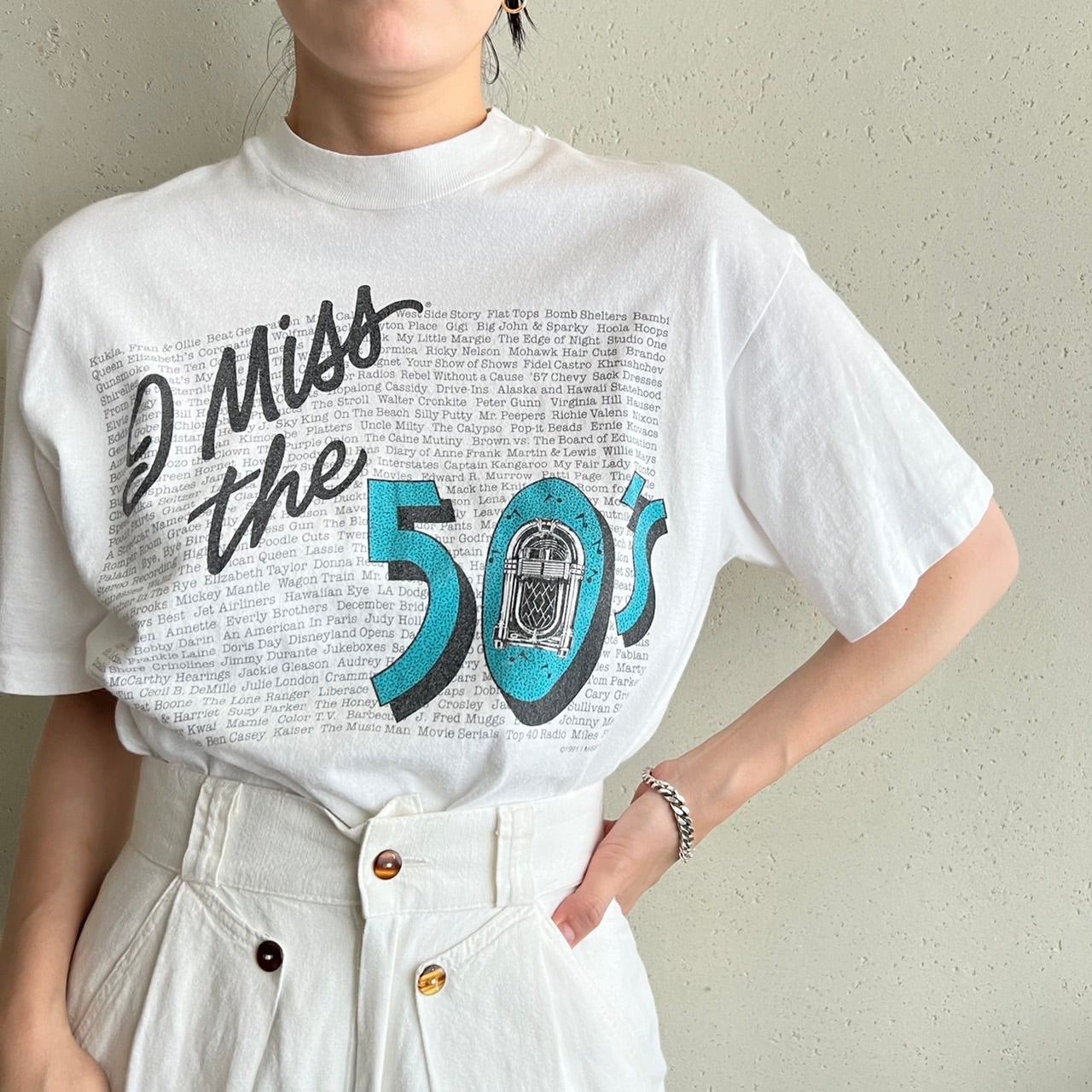 80s Printed T-shirt Made in USA