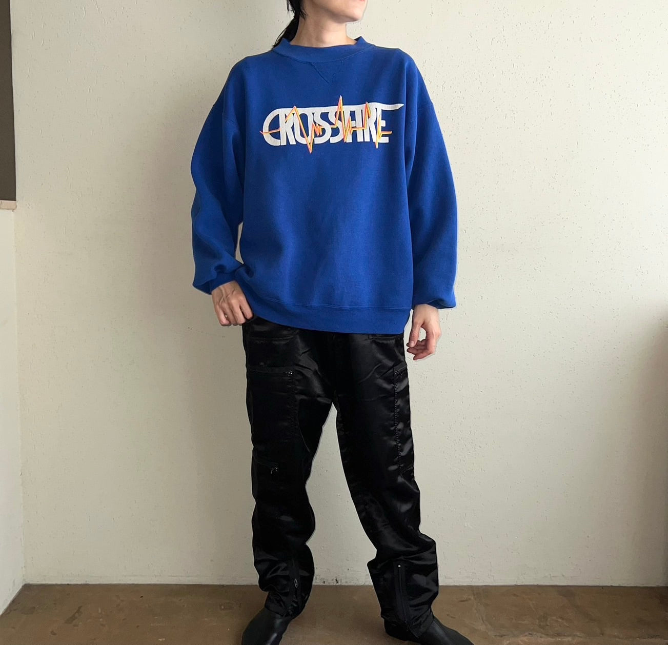 90s Printed Sweater Made in USA