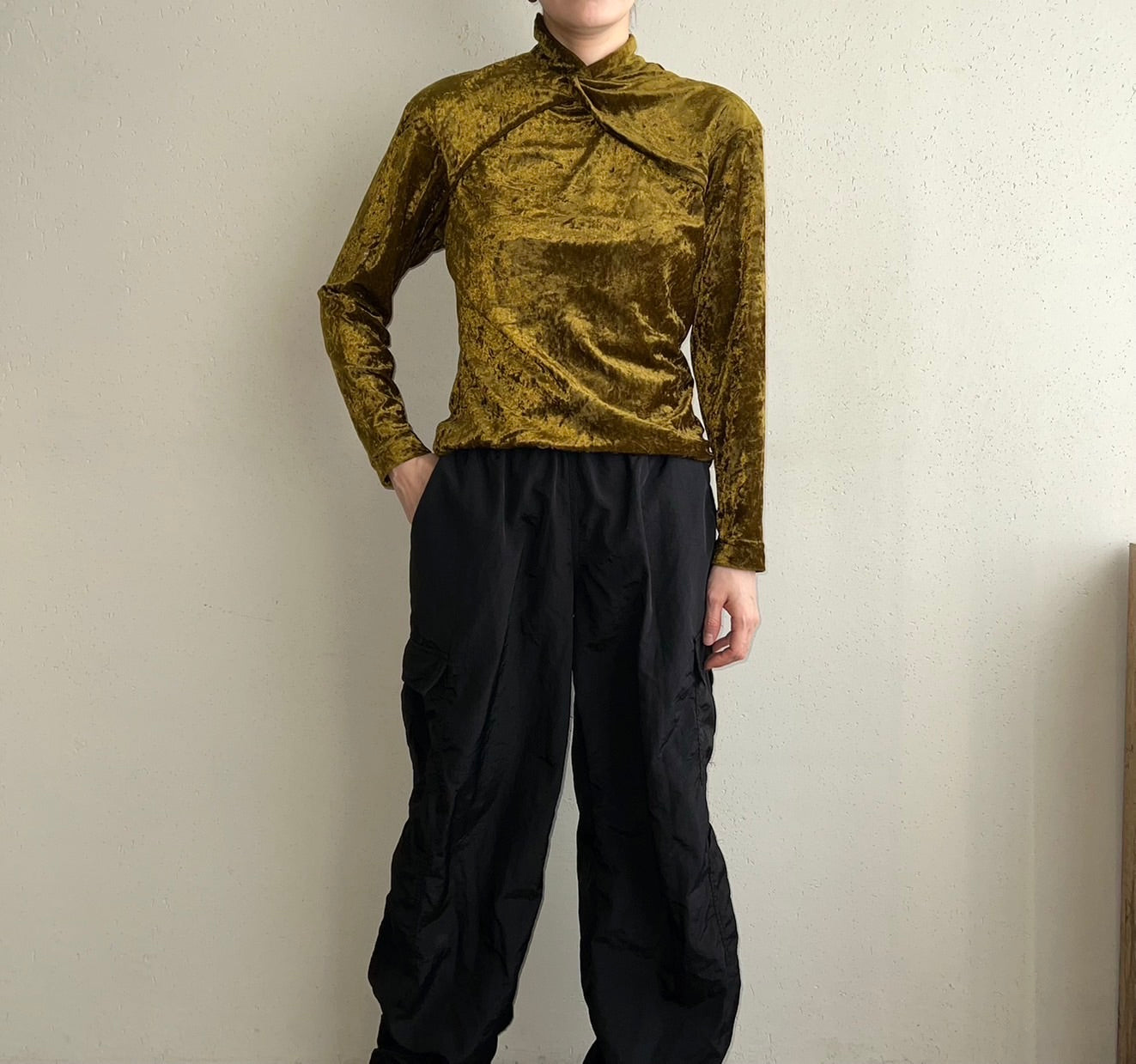 90s Velor Design Top