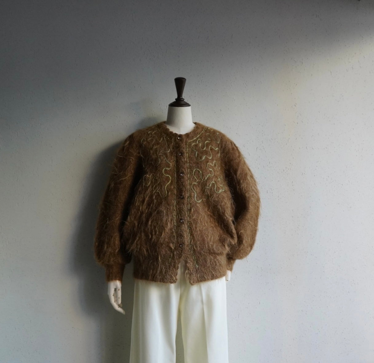 80s Design Knit Cardigan