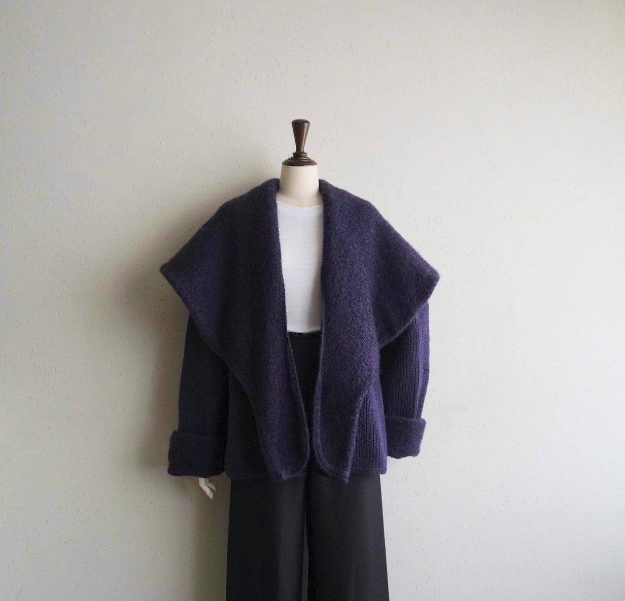 90s Knit Jacket Made in France Dead Stock