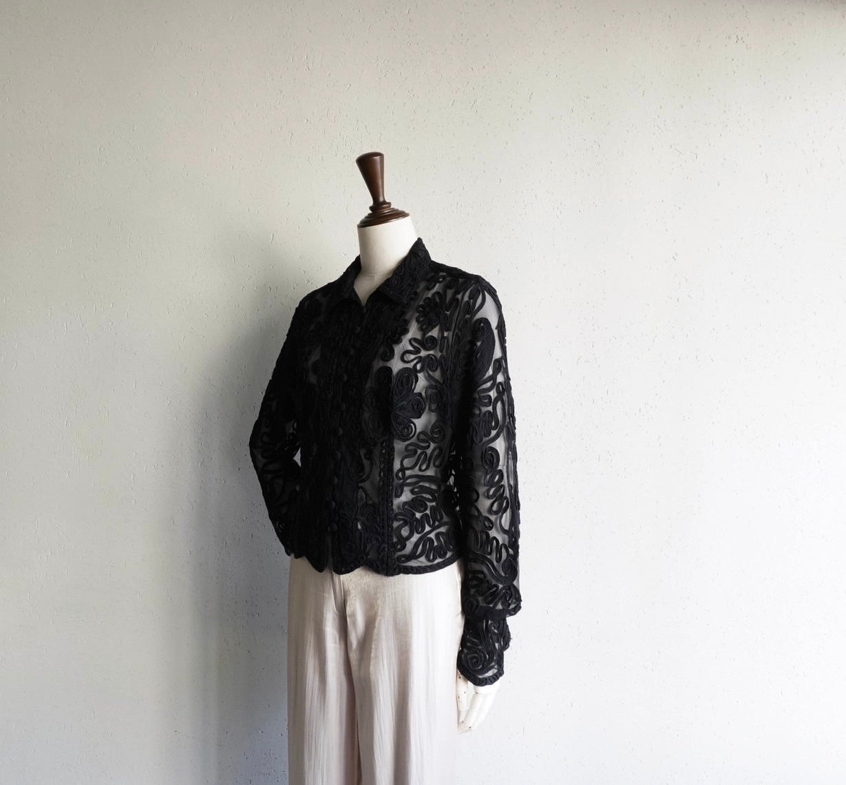 Lace Design Shirt,Jacket