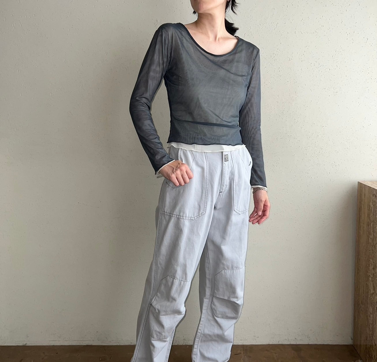 90s Sheer Top Made in Italy