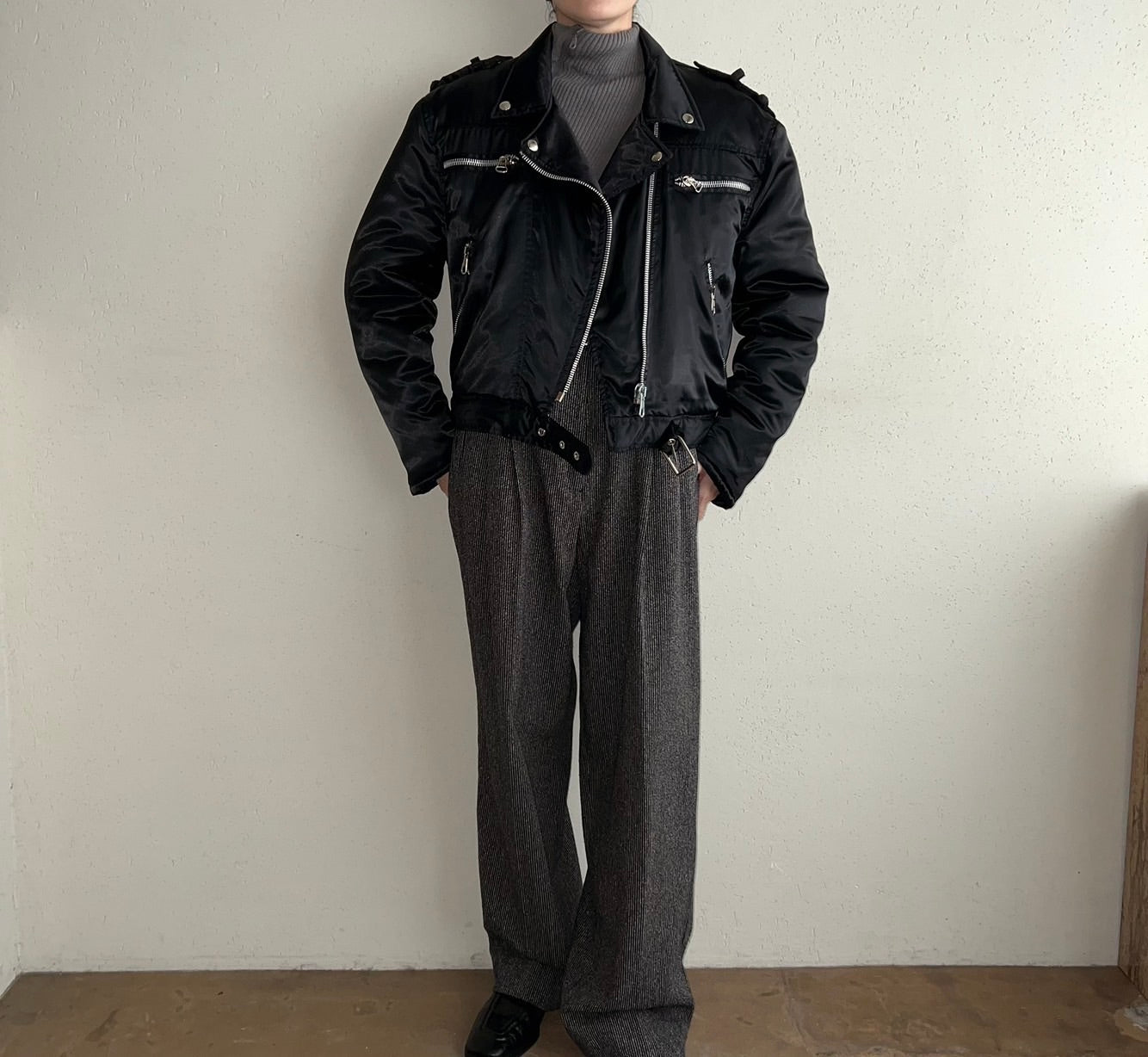 90s Nylon Riders Jacket Made in Italy