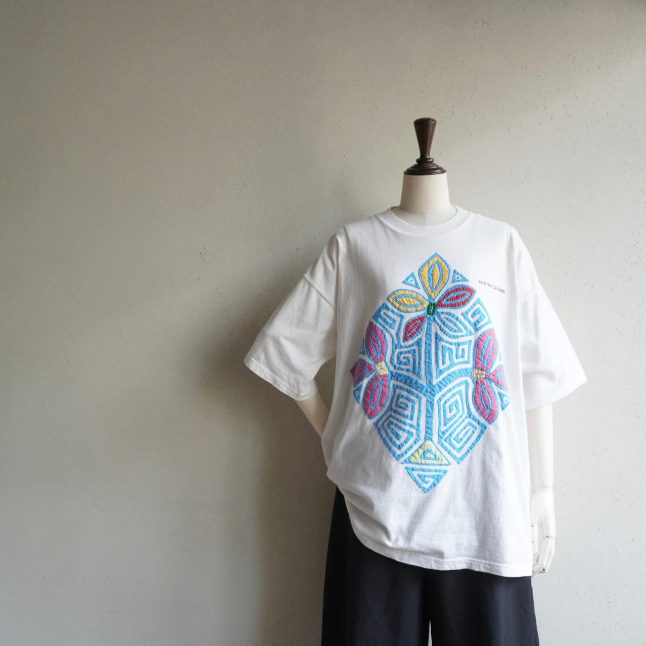 90s"Princess Cruises" Quilted T-shirt
