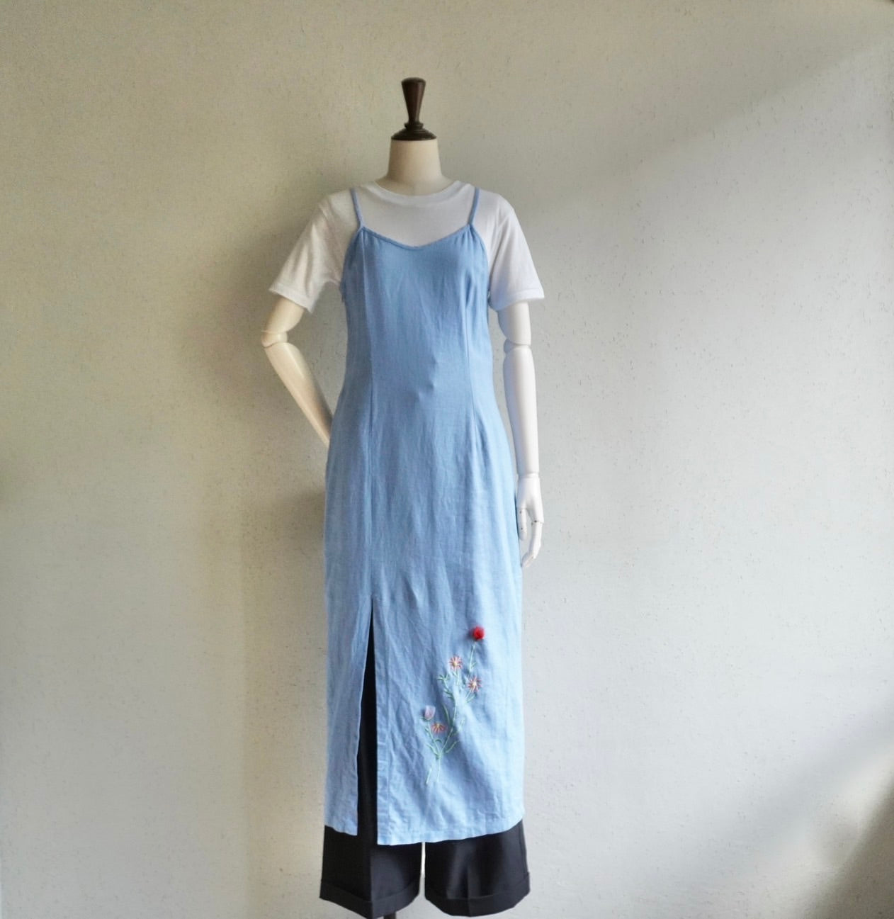 90s EURO Embroidery Dress