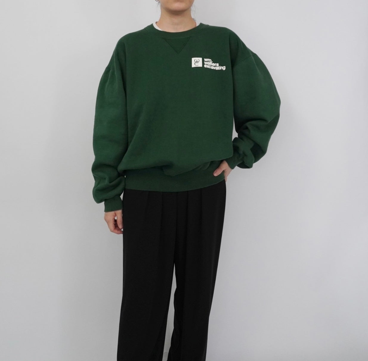 90s Printed Sweater Made in USA