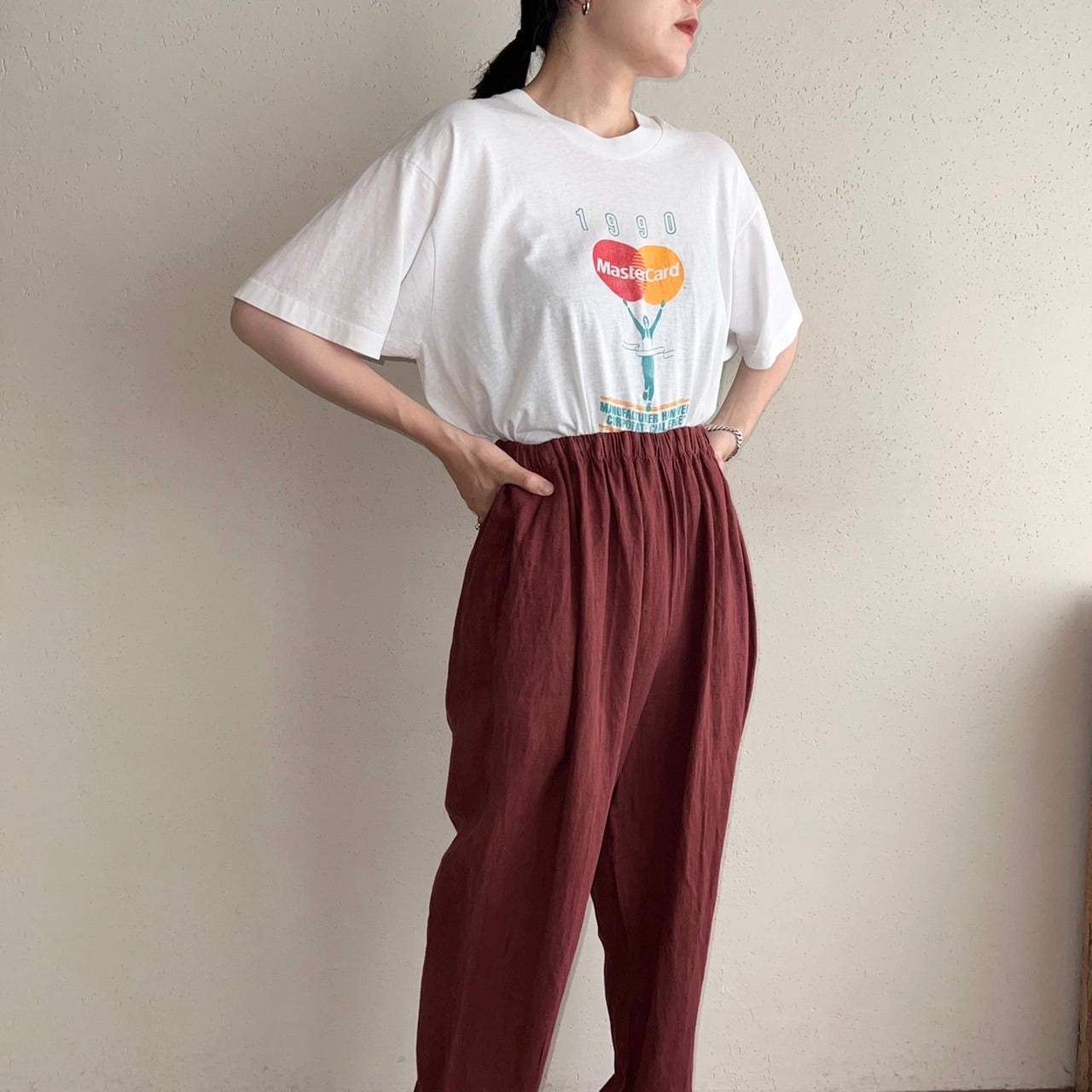 90s "Master Card" Printed T-shirt Made in USA
