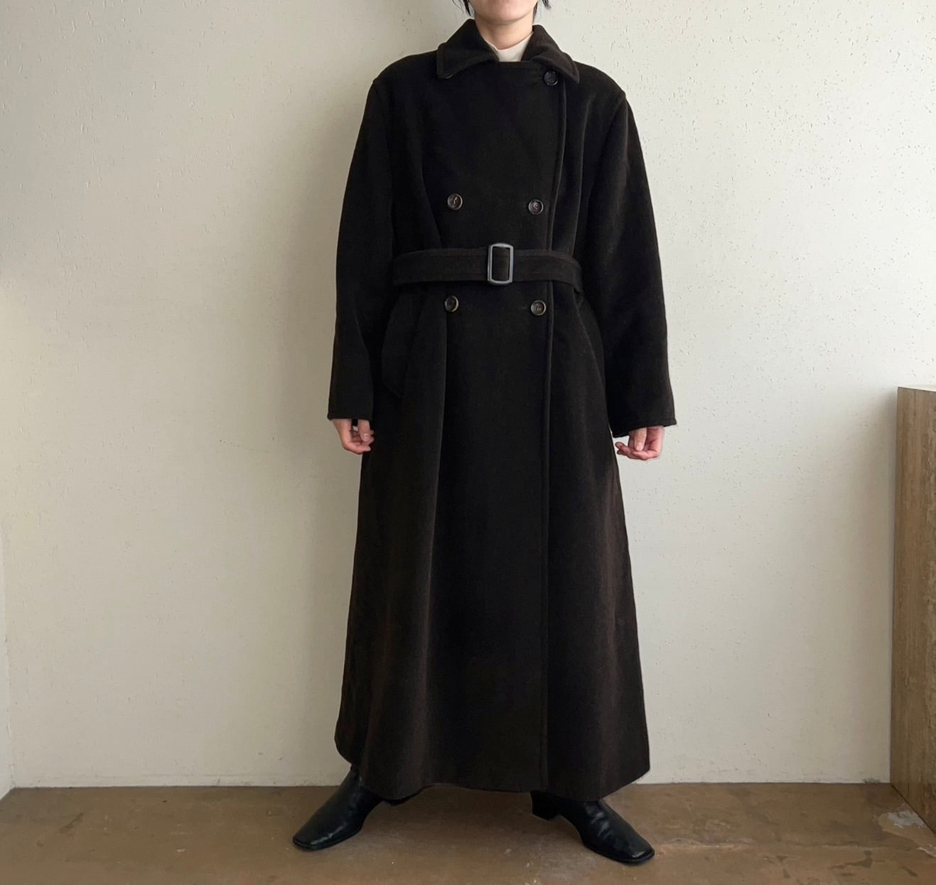 90s "MARELLA" Mohair Mix Coat Made in Italy
