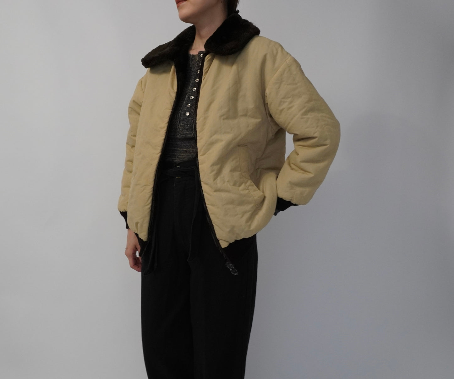 70s Fur Reversible Jacket