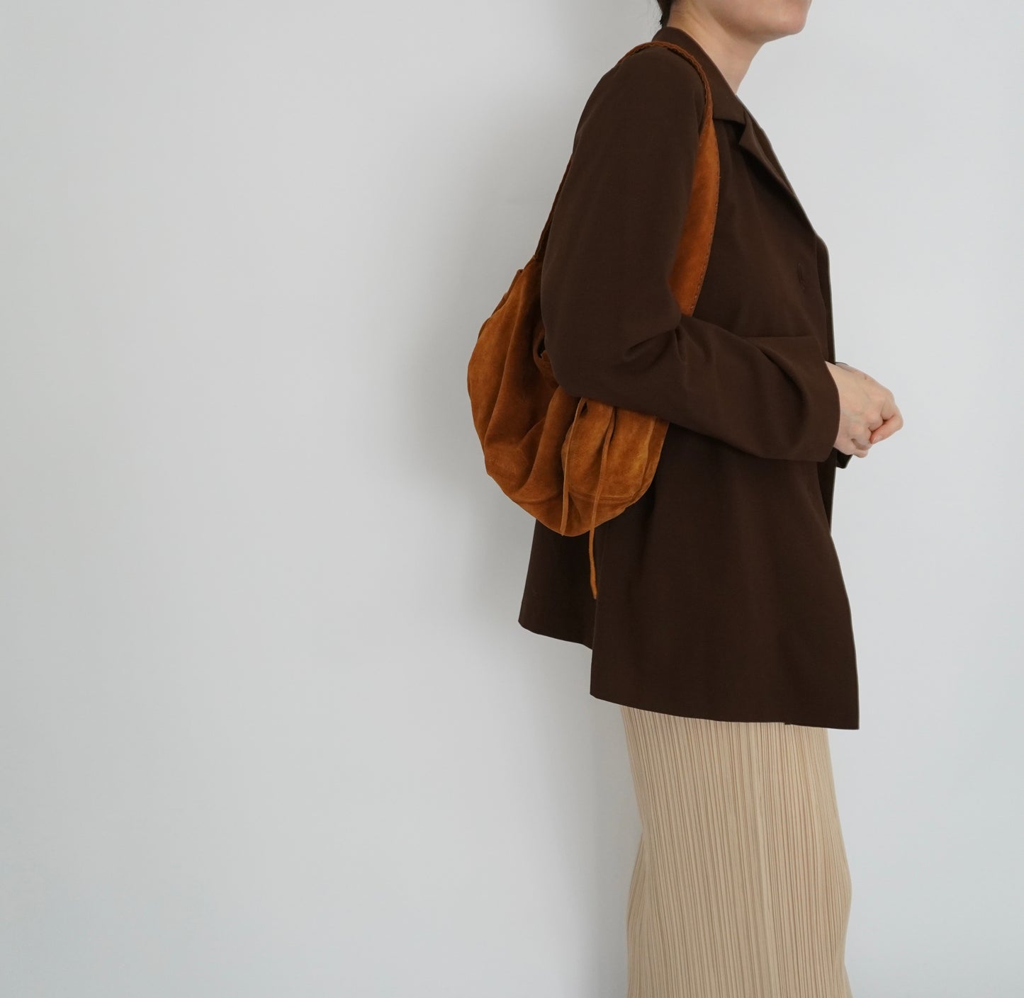 "PRADA" Suede Bag