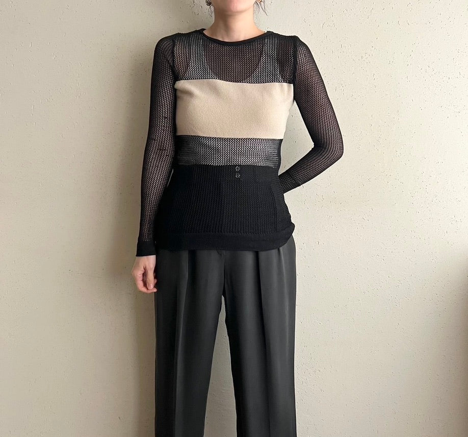 90s Design Mesh Top