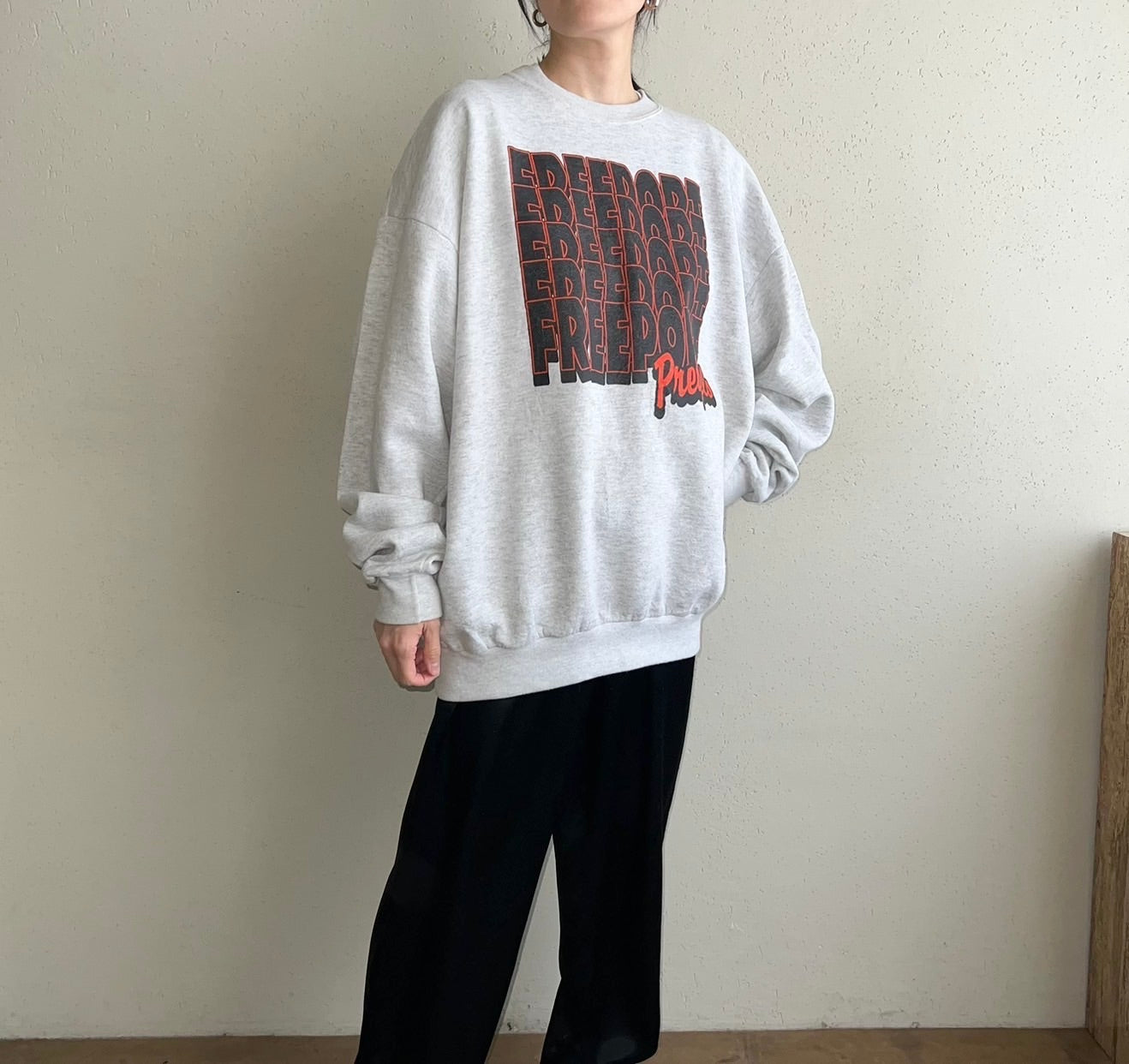 90s Printed Sweater Made in USA