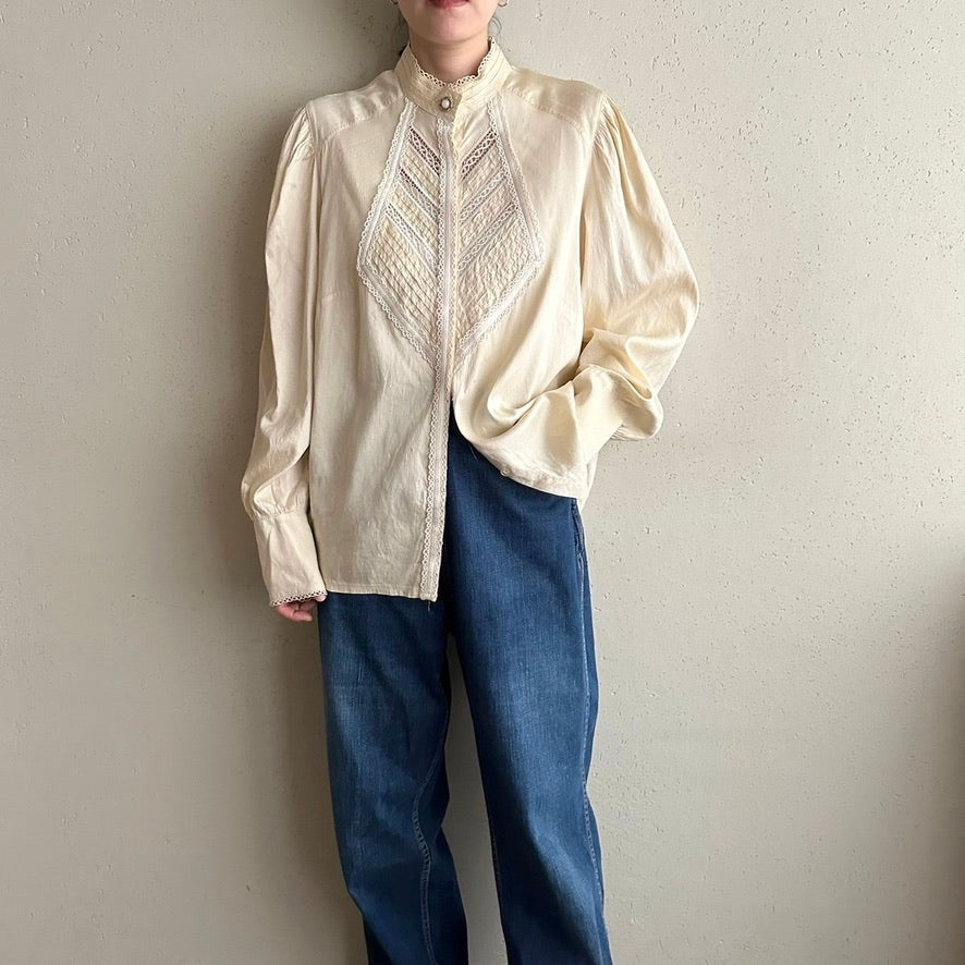 80s Silk Blouse Made in Germany
