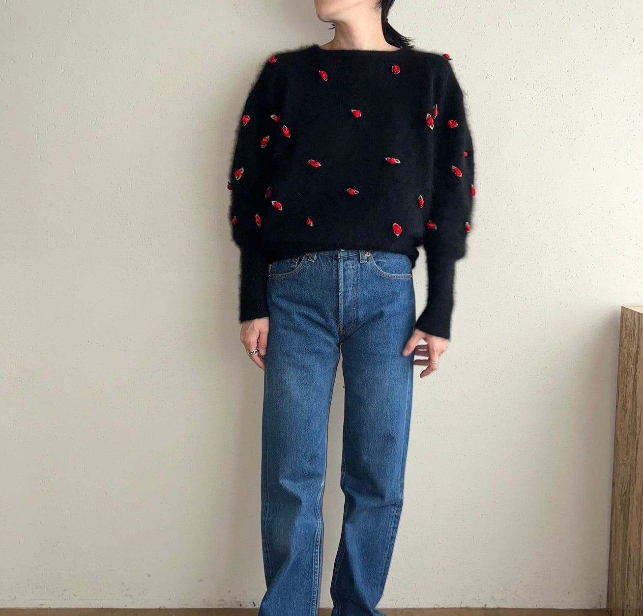 90s Design Angora Knit