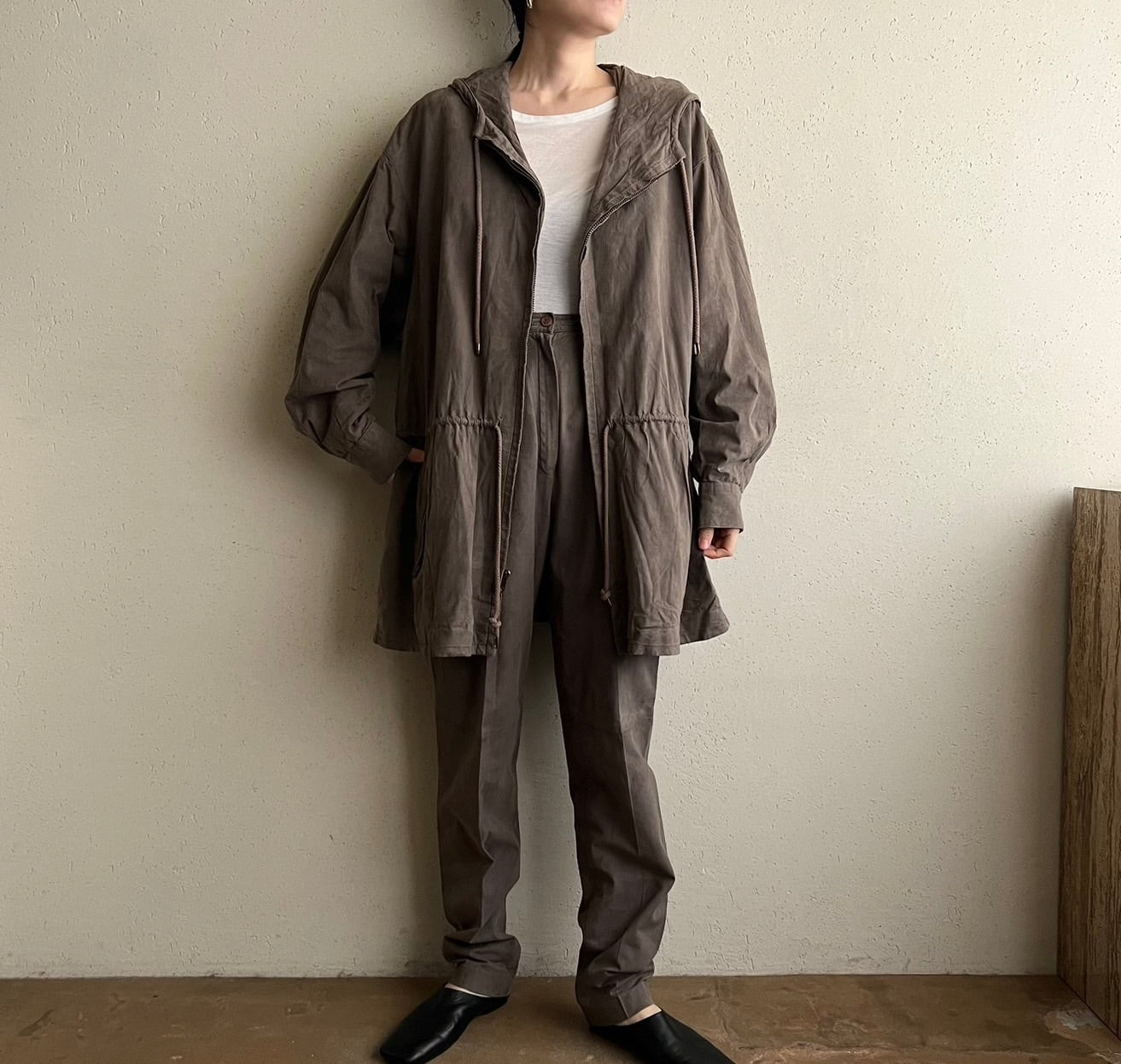 80s Suede Two-Piece Made in USA