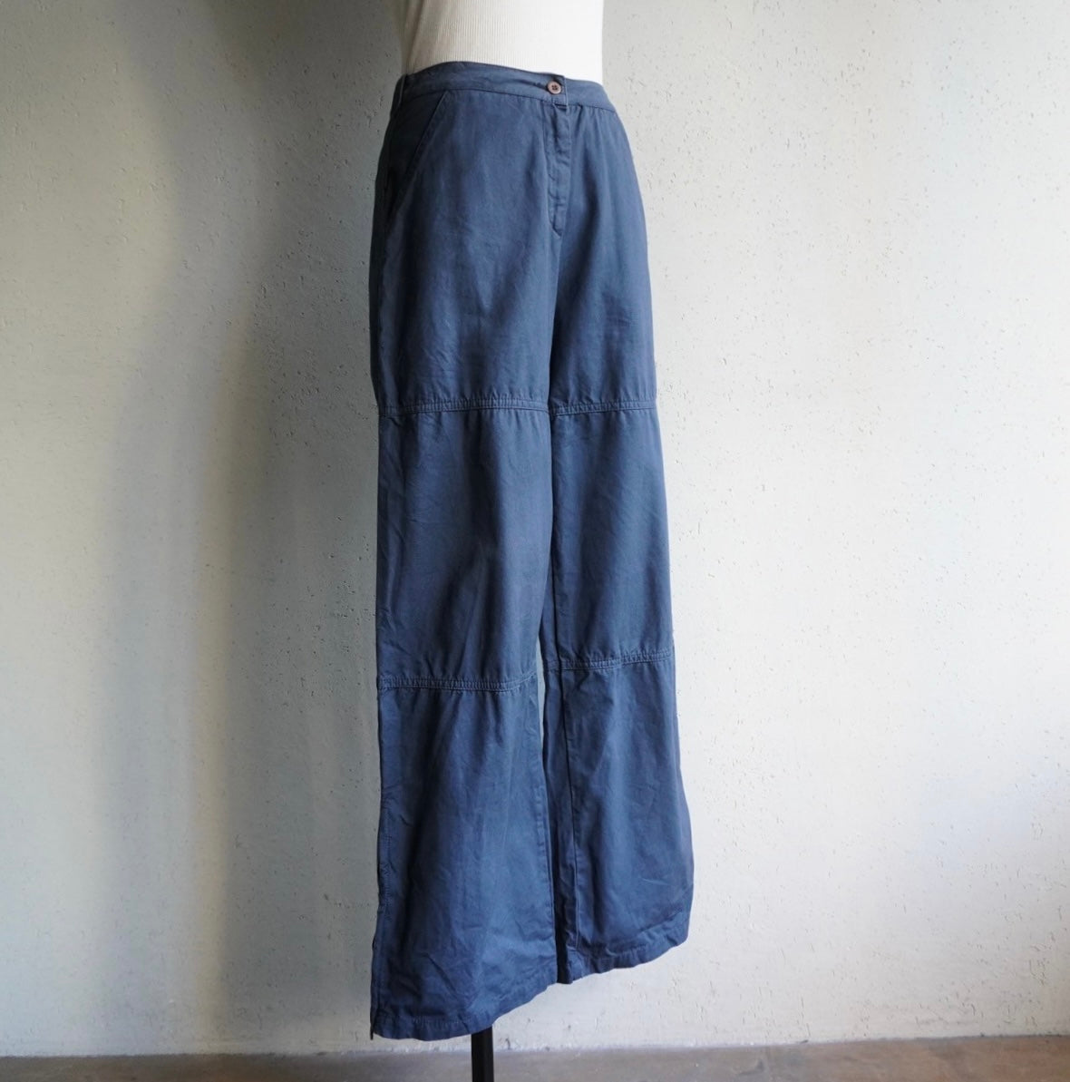90s Zipped Wide Pants Made in Italy