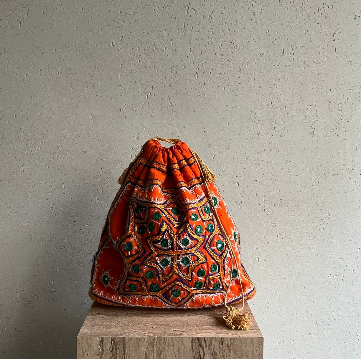 70s Embroidery Bag