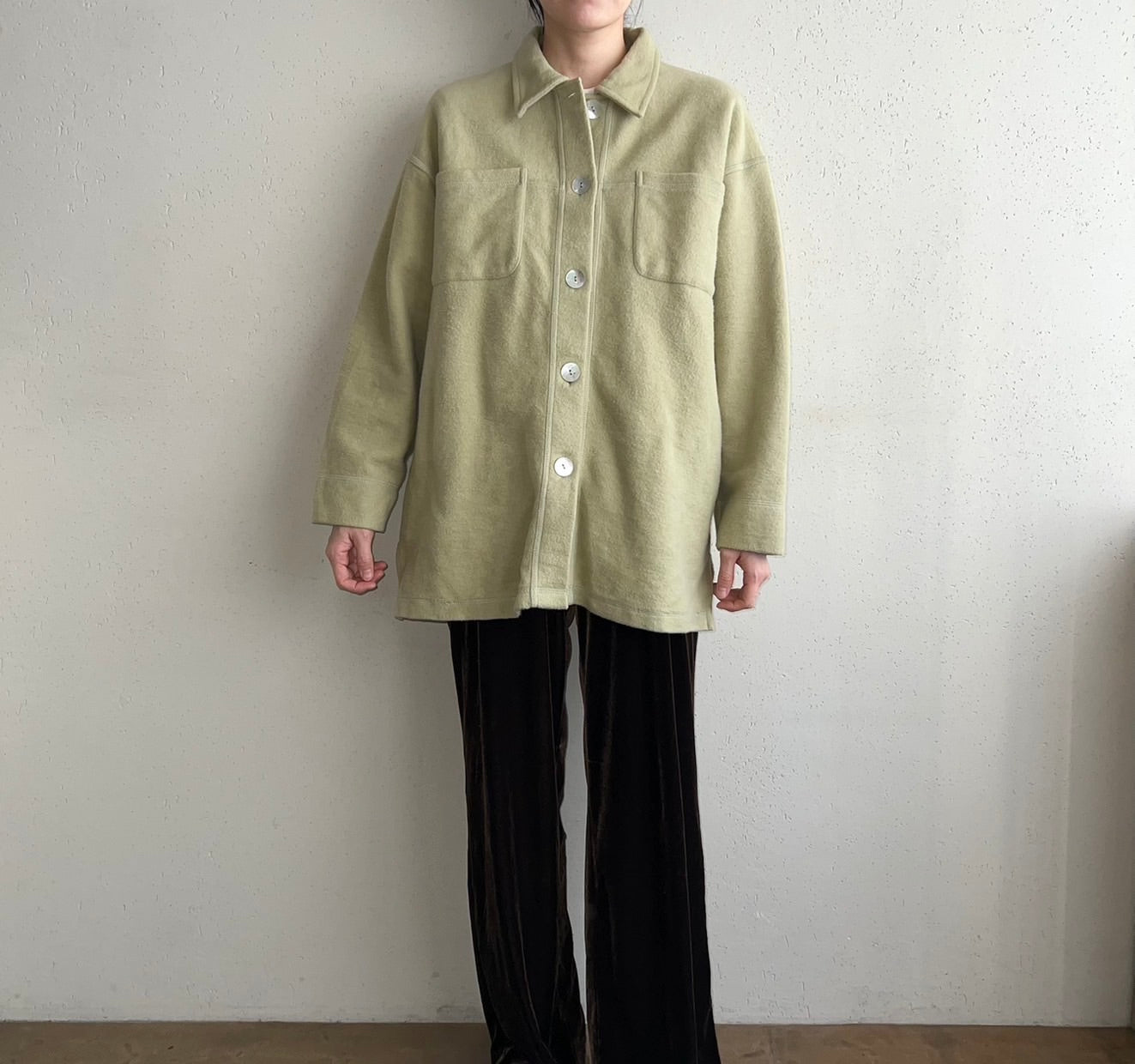 90s Cotton Shirt Jacket