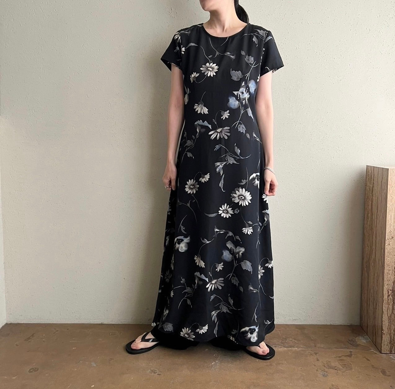 90s Printed Dress Made in Canada