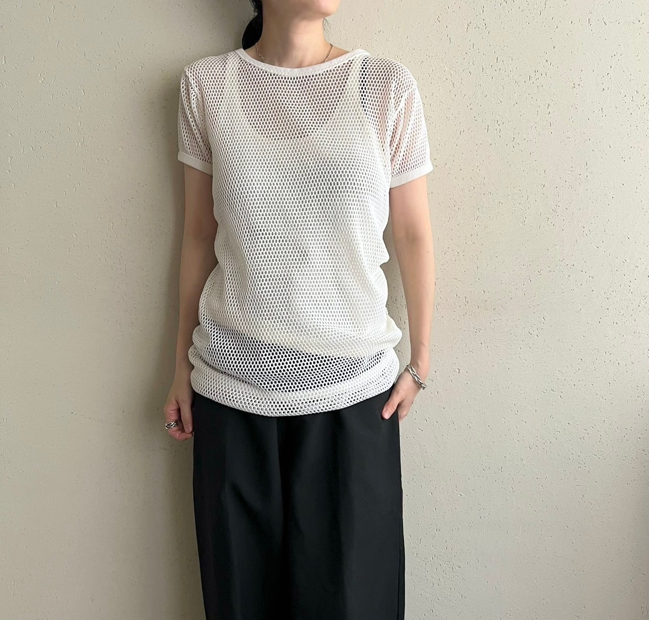 90s Mesh T-shirt Made in Italy