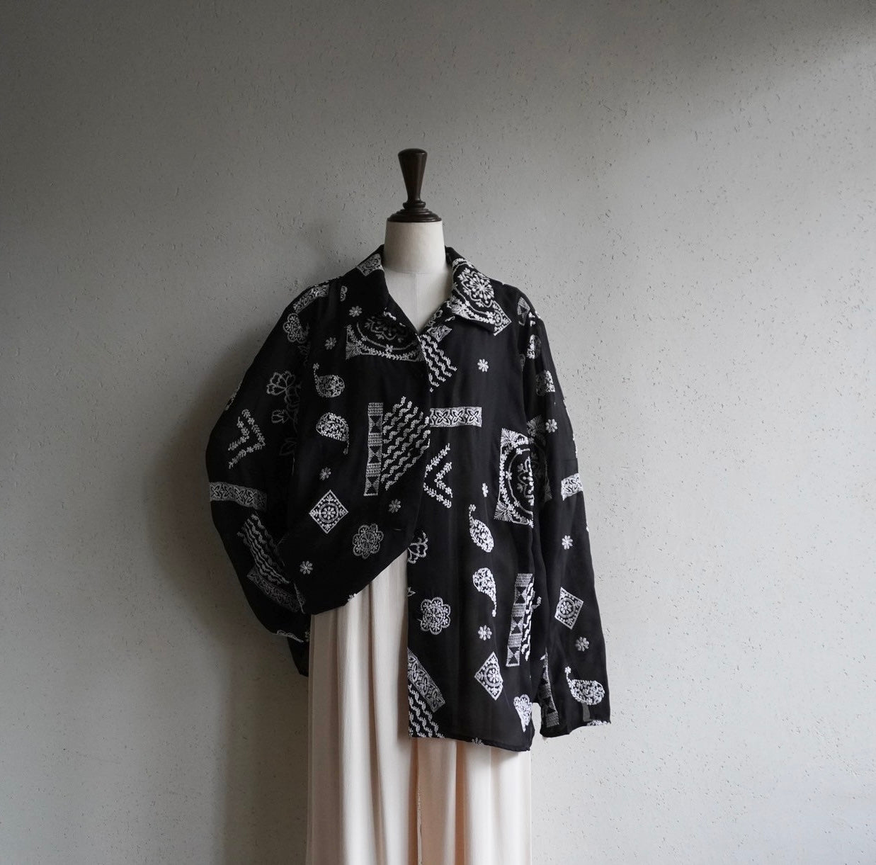 Embroidery Sheer Shirt