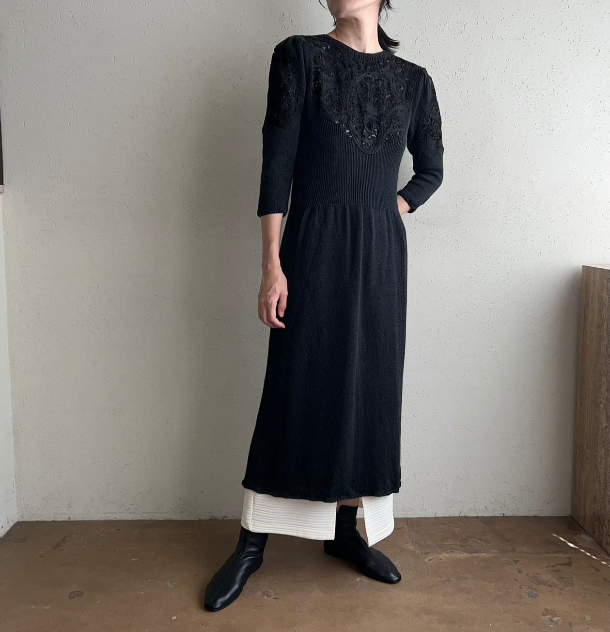 80s "Neiman Marcus ” Knit Dress Made in USA