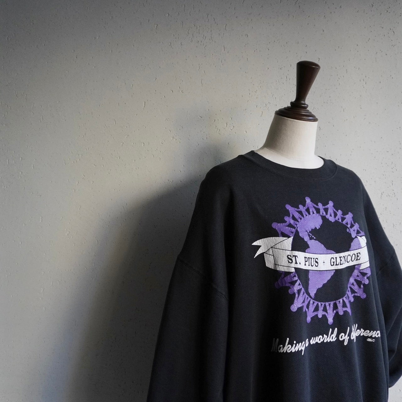90s Printed Sweater Made in USA