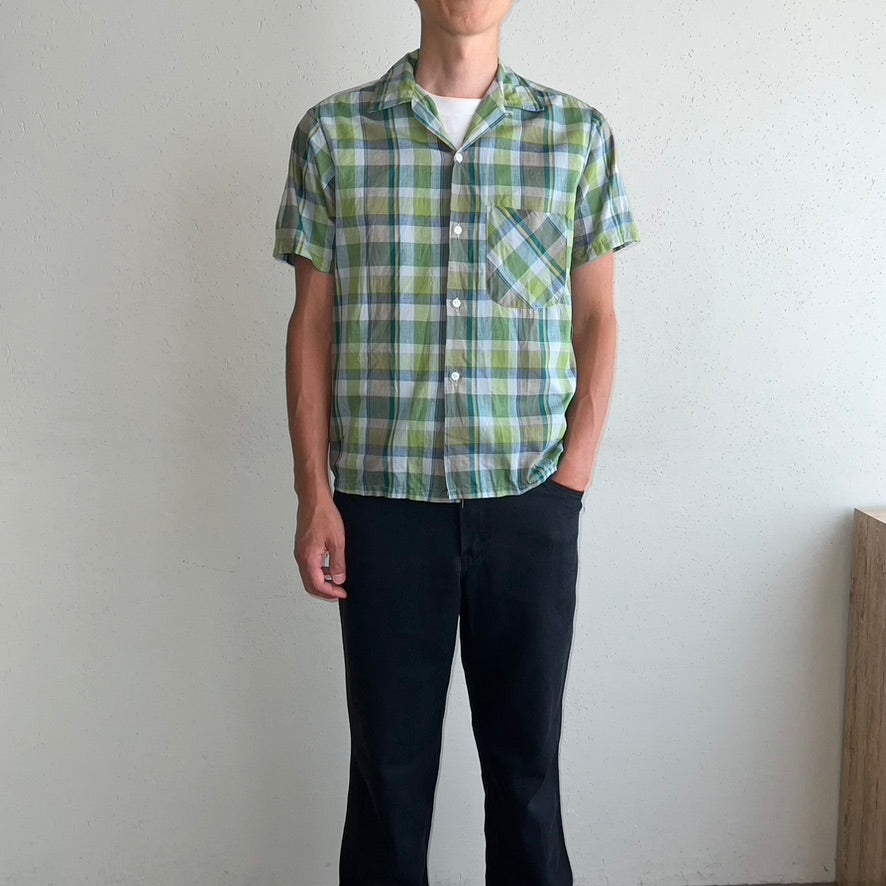 60s Plaid Box Shirt