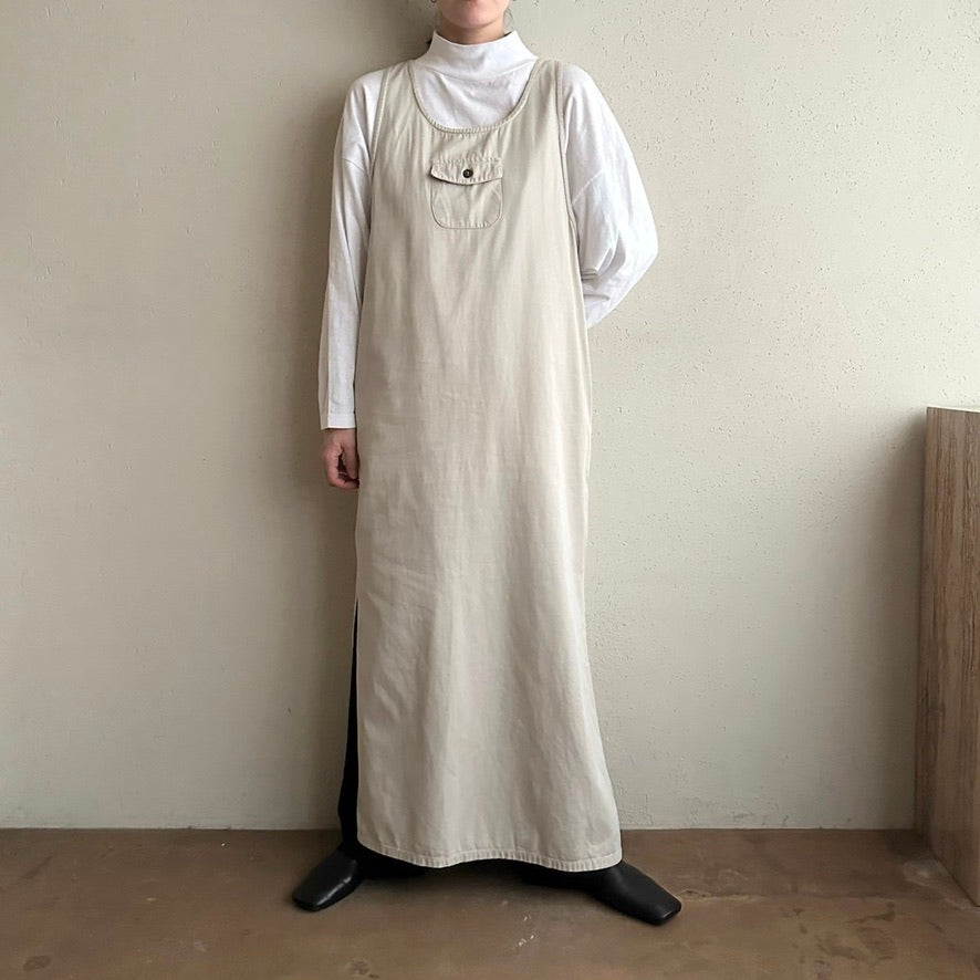 90s Ivory Sleeveless Dress