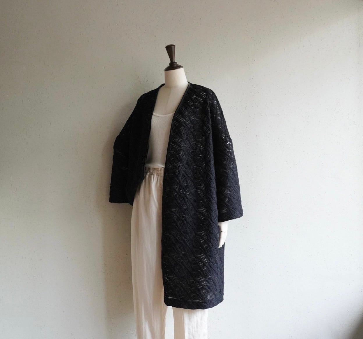 90s Black Robe Made in UK