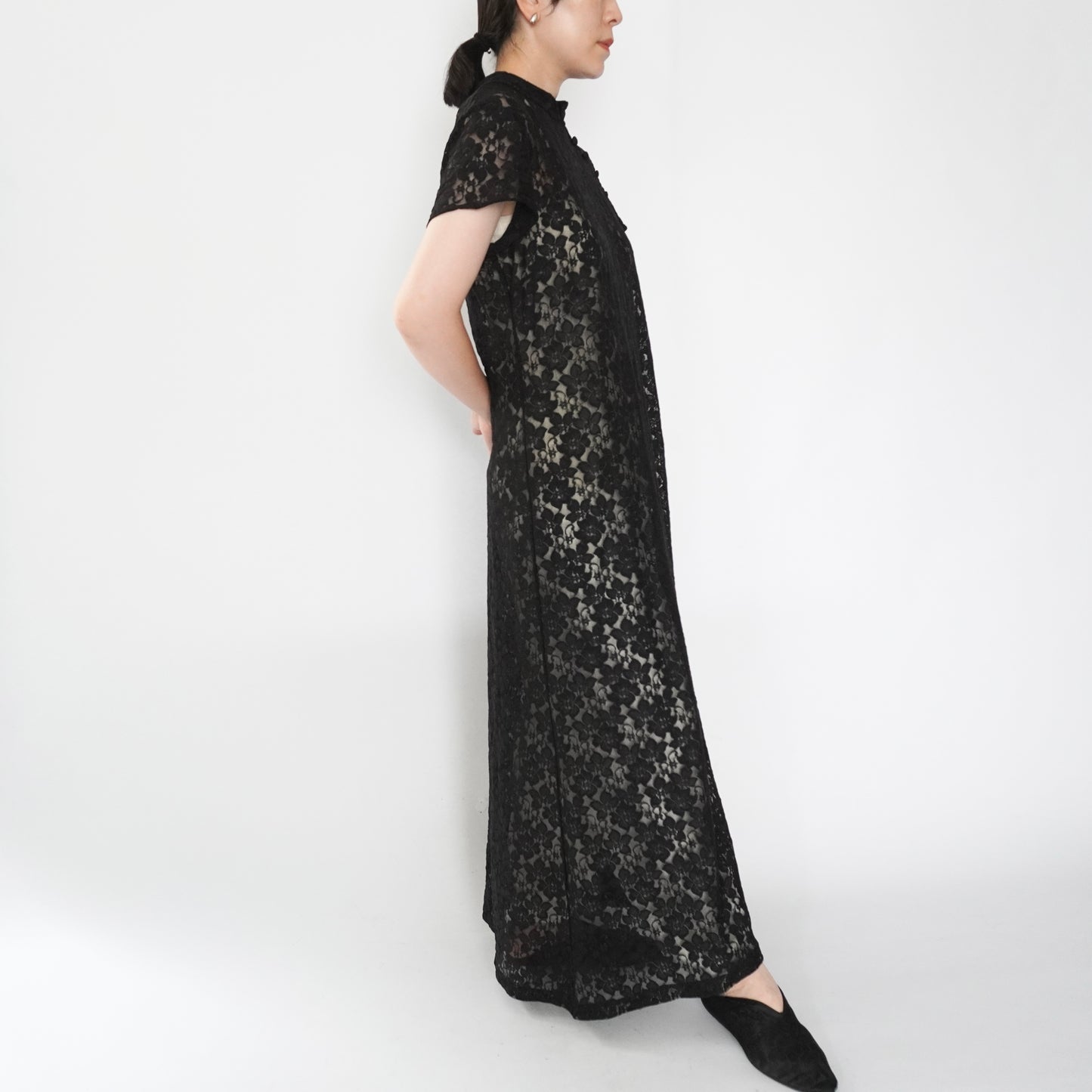 90s Lace Asian Design Dress