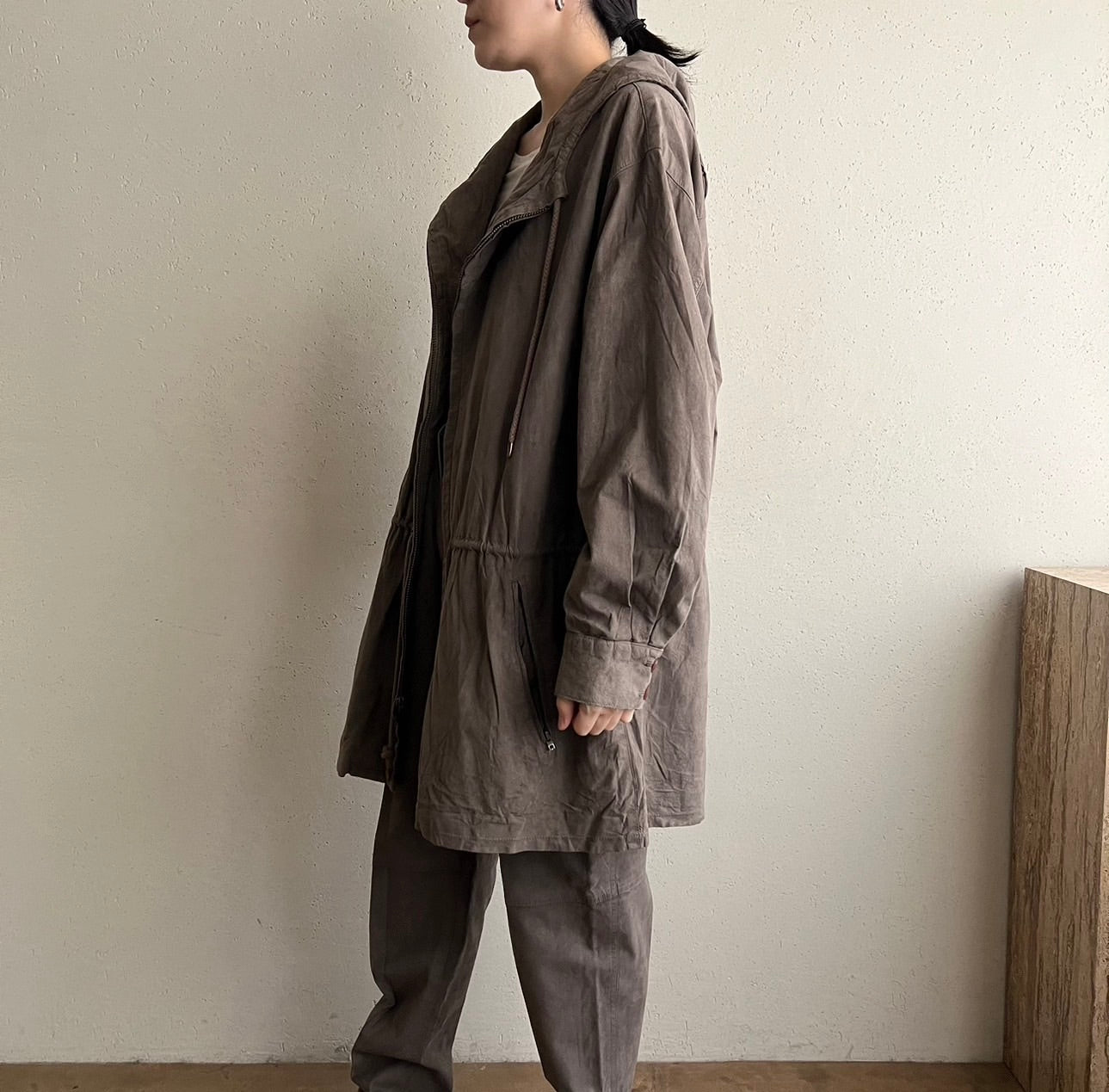 80s Suede Two-Piece Made in USA