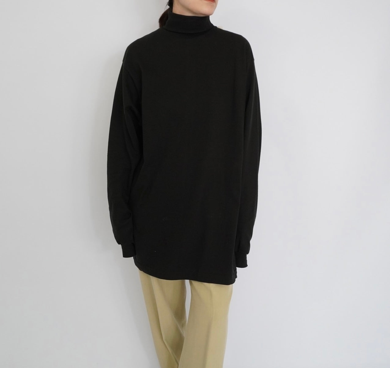 90s ”FRUIT OF THE LOOM ” Long Sleeves T-shirt Made in USA Dead Stock